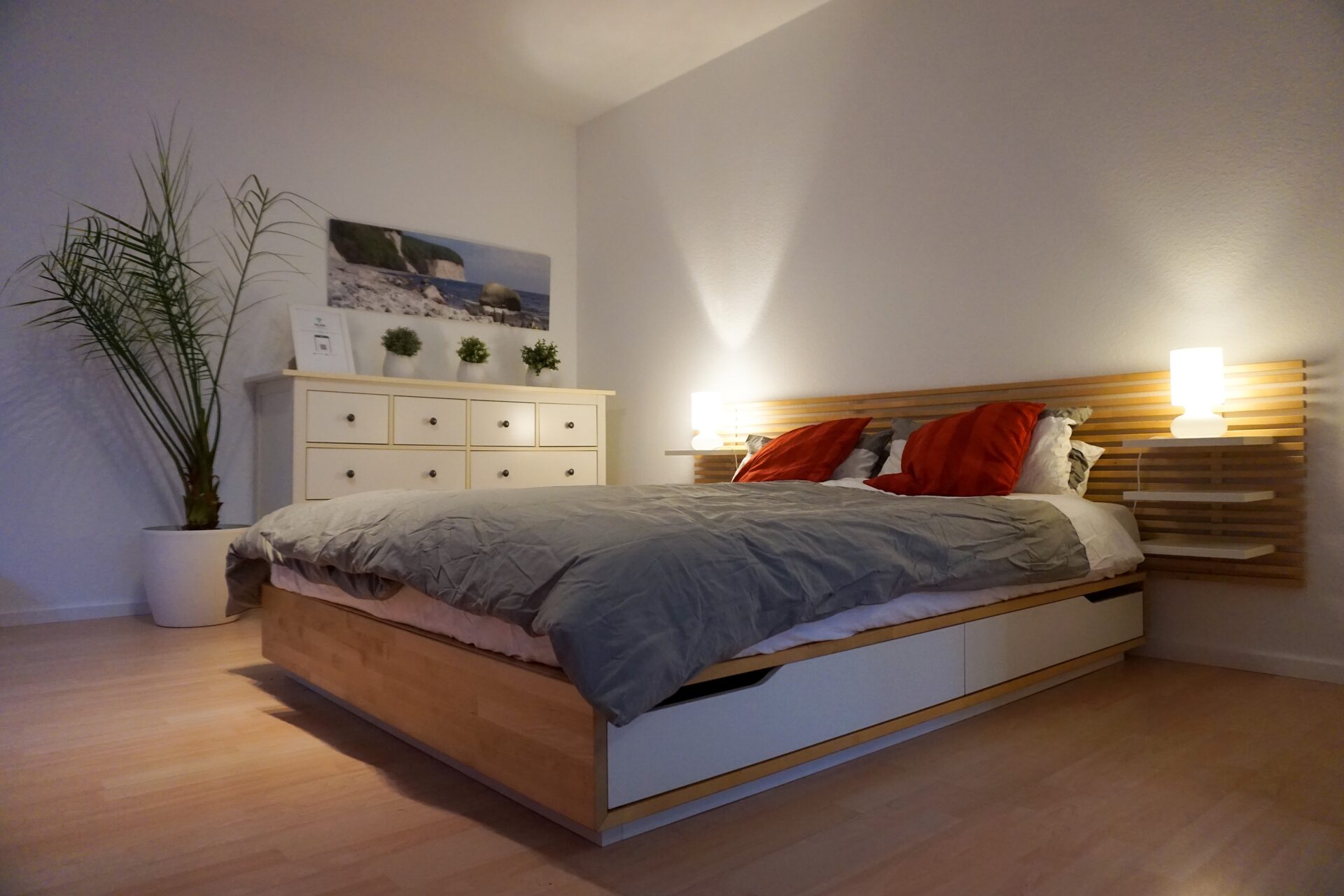 Ferienwohnung Karlsruhe-Neureut Schlafzimmer